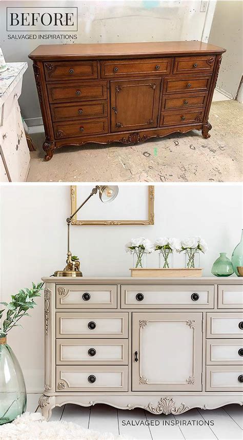 How To Blend Paint On Furniture - Salvaged Inspirations