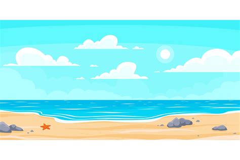 Beach Summer Cartoon Wallpapers - Wallpaper Cave