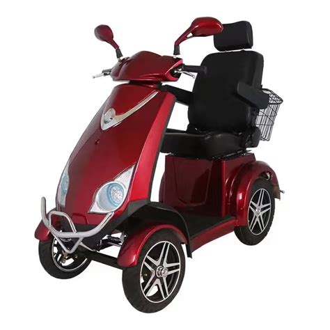 Four Wheel Luxury Electric Mobility Scooter Senior Citizen Adults 4 Wheels | Sadoun.com