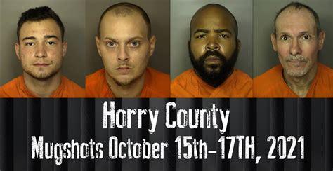 Horry County MugShots October 15th-17th 2021 - WFXB