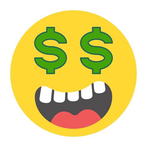 Greedy Emoji Concepts 4489860 Vector Art at Vecteezy