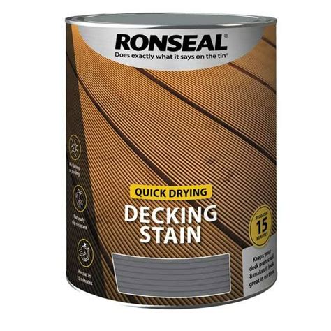 Ronseal Decking Stain | Deck Stain for Wood Decking