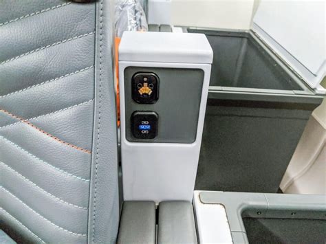 Singapore Airlines Airbus A350 900 Premium Economy USB outlet and ...