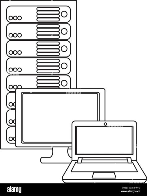 technology computing cartoon Stock Vector Image & Art - Alamy