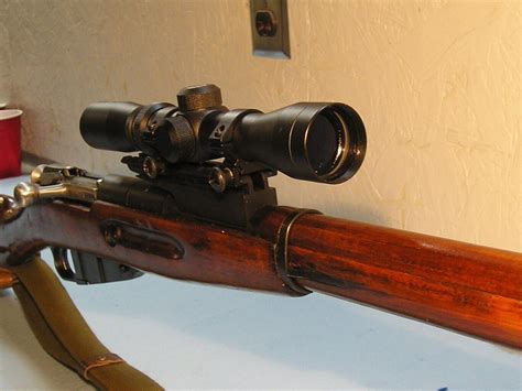 Mosin Nagant Scope Mount for the 91/30, See Through, Rear Sight Machined In Base | eBay