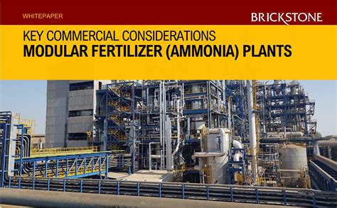 Modular Fertilizer (Ammonia) Plants: 5 Big Economic Benefits