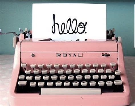 Pin by Ms C on Pretty & Pink | Typewriter, Retro, Vintage pink