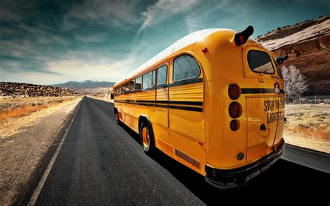 Download Vehicle Bus HD Wallpaper