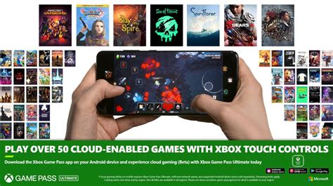 Xbox Game Pass Cloud Gaming surpasses 50 games with touch control support