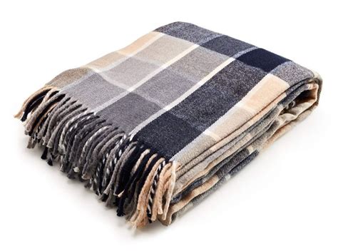 Arus Highlands Collection Tartan Plaid Design Throw Blanket, 60 by 80 Inches, Blue | Plaid throw ...