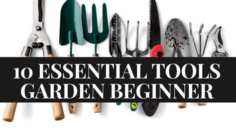 10 Essential Gardening Tools for Beginners [Gardening for beginners ...