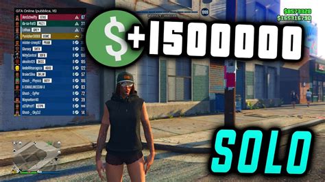 *SOLO* 1,500,000 $ ogni 10 Minuti in GTA 5 Online! SUPER GLITCH in SOLO ...