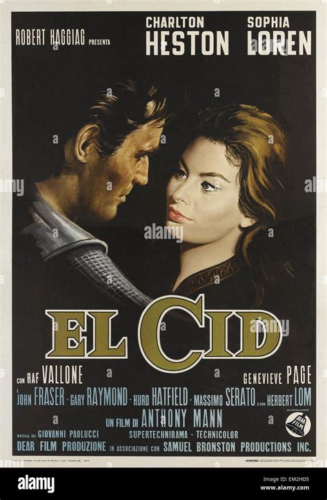 El Cid - Movie Poster Stock Photo - Alamy