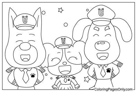 16 Free Printable Safety Sheriff Labrador Coloring Pages