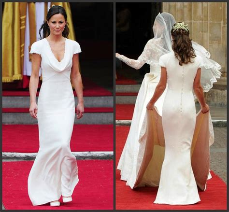 Famous Pippa Middleton Bridesmaid Dresses 2016 Sexy Draped Deep V Neck ...