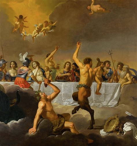 The Feast of the Gods Painting by Jan van Bijlert - Fine Art America