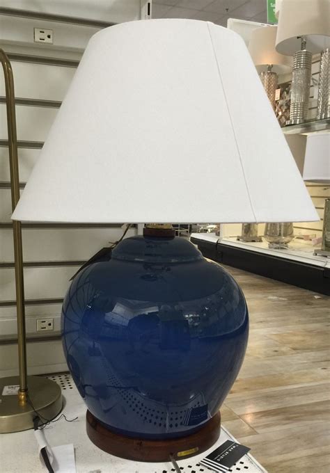 LAUREN Ralph Lauren blue pottery table lamp $100 at Homegoods (August 2016) | Lamp, Table lamp ...