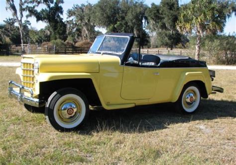 Willys Jeepster Convertible 1951 Yellow For Sale. 473VJ11268 1951 ...