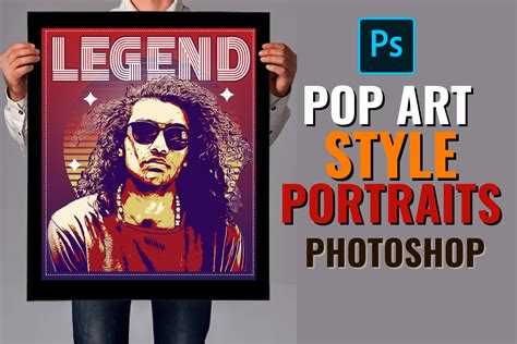 Online Create Pop Art Style Portraits in Photoshop Course · Creative Fabrica