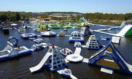 Coolum Aqua Park - From $12.95 - coolum | Groupon | Inflatable water park, Park, Water park