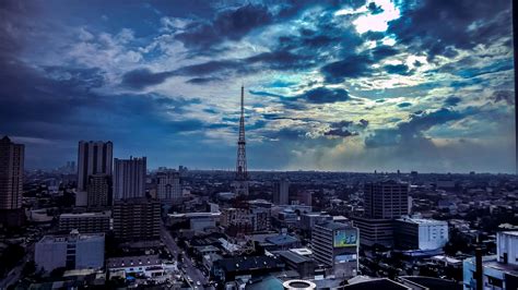 Aerial View of City during Cloudy Sky · Free Stock Photo