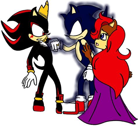 Commission - Dark Sonic vs. King Shadow 2 by SSL13 on DeviantArt