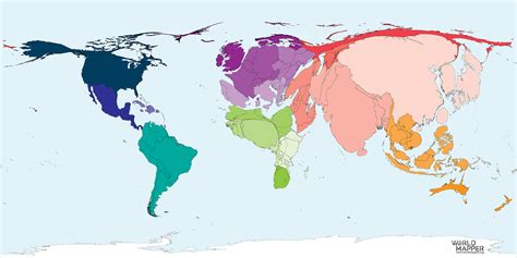 Internet Usage 2015 - Worldmapper