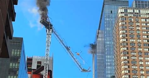 WATCH: Video shows moment NYC crane collapses