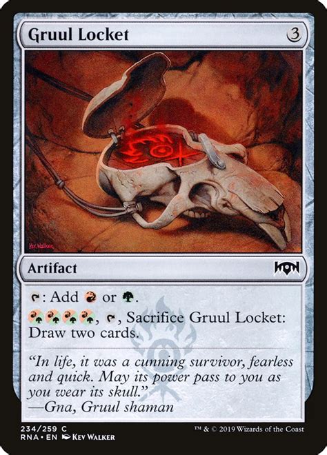 Gruul Locket · Ravnica Allegiance (RNA) #234 · Scryfall Magic: The Gathering Search