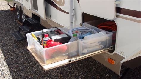 RV Sliding Storage and Cargo Trays | Good Sam Camping Blog