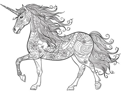 15 Unicorn Coloring Pages! - The Graphics Fairy