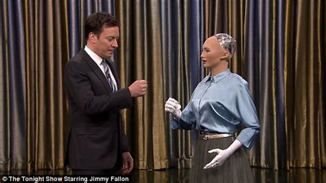 Creepy or cute? Lifelike robot Sophia jokes of plans to 'dominate the human race'