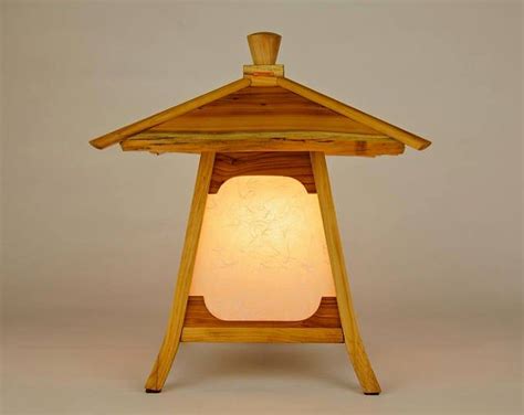 Japanese Lamp / Lantern In Black Walnut Wood -"Kodama" (Forest Spirit) | Japanese lamp, Japanese ...