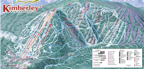 Kimberley Alpine Resort trail map, Kimberley Alpine Resort ski map, Kimberley Alpine Resort ...