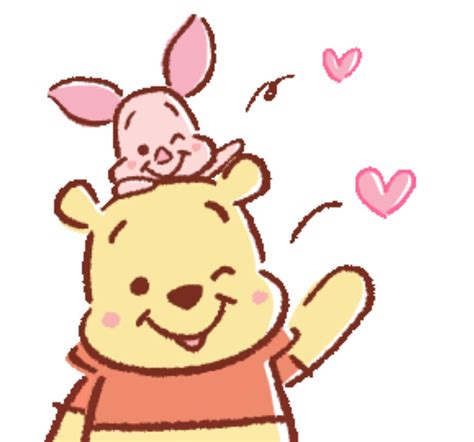 Pooh & Piglet | Winnie the pooh drawing, Cute winnie the pooh, Winnie the pooh gif