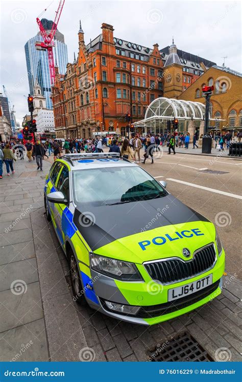 Police Car of the City of London Police, London, UK Editorial Stock Image - Image of parking ...