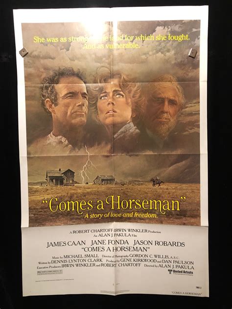 Original 1978 Comes A Horseman One Sheet Movie Poster James - Etsy