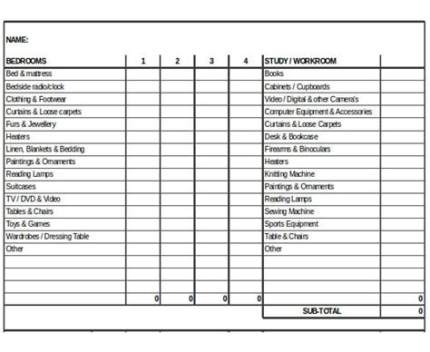 Inventory Form Template – 13+ Free Excel, Word, PDF Documents Download