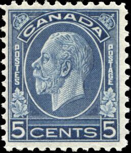 Stamp: King George V (Canada(King George V 1932-33 "Medallion" Issue) Mi:CA 166,Sn:CA 199,Yt:CA ...