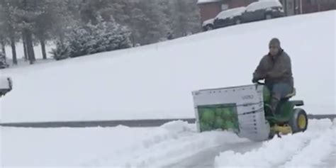 Pennsylvania Man Creates Snow Plow With Lawn Mower - How to Make Your ...