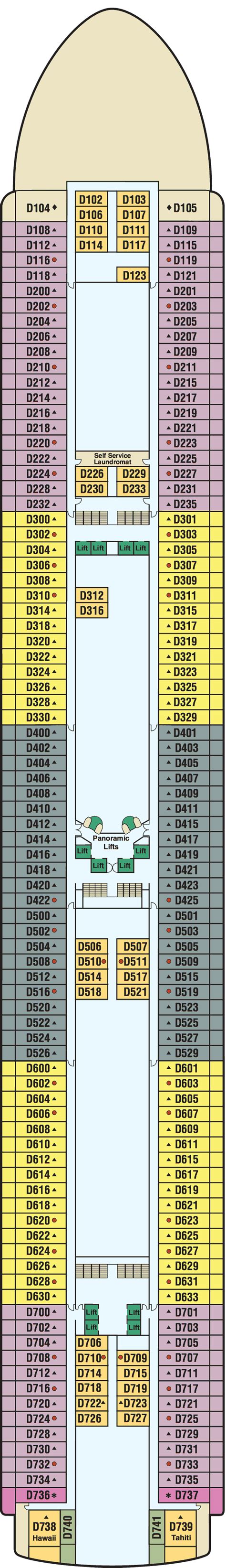 Sapphire Princess Deck Plans