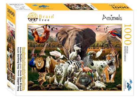 Buy Animal Jigsaw Puzzles 1000 Piece | Brain Tree Games