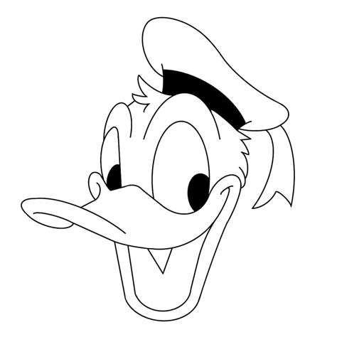 Donald Duck Outline