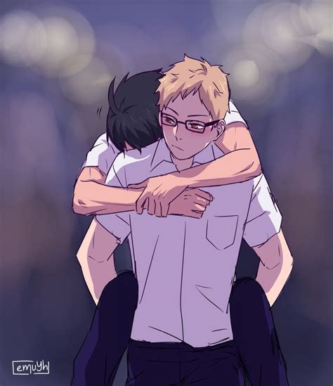 Pin by Imori Hikaru on Tsukki X Yama | Haikyuu anime, Tsukiyama haikyuu, Haikyuu tsukishima