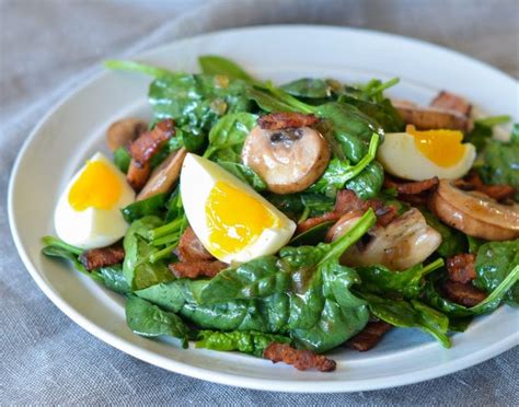 Spinach Salad with Warm Bacon Dressing - Once Upon a Chef