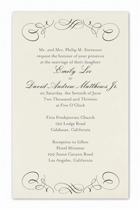 Formal Dinner Invitation Example | Wedding invitation etiquette, Wedding invitation etiquette ...