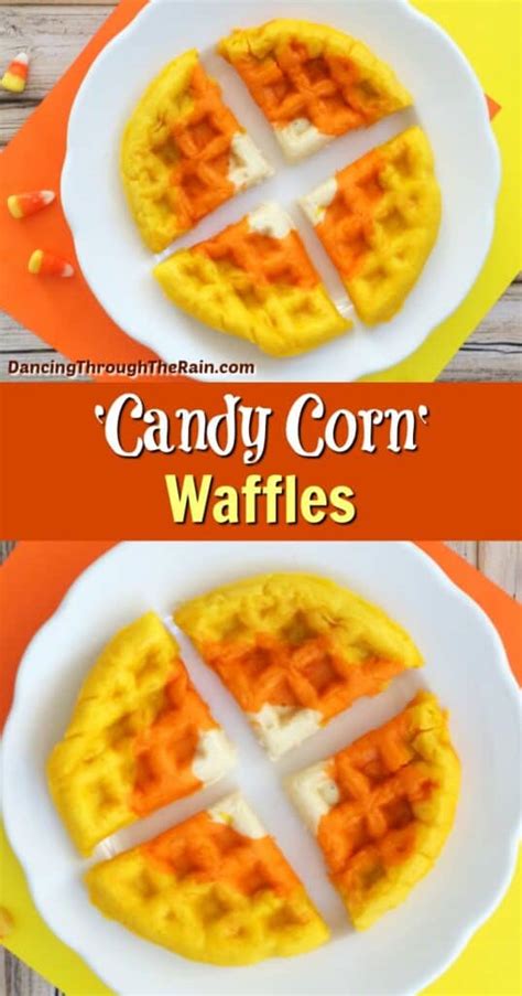 Halloween Breakfast Waffles - Dancing Through the Rain