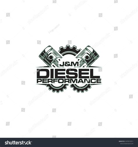 Diesel Engine Creative Logo Design Stock Vector (Royalty Free ...