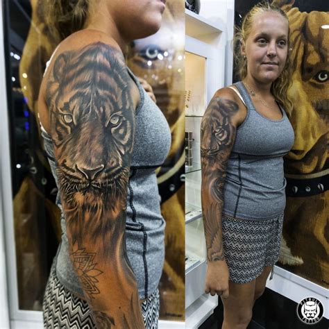 Realistic Tiger Tattoo #realistictattoo #realismtattoo #tigertattoo # ...