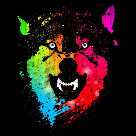 Neon Wolf Logo